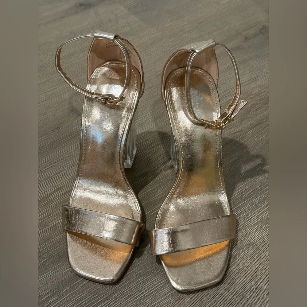 Elegant Gold Heels